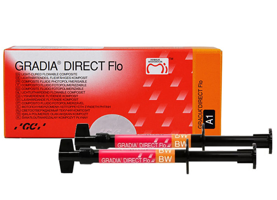 GC 002278 Gradia Direct Flo Flowable Composite Restorative Syringe A1 1.5 Gm GC 002278 Gradia Direct Flo Flowable Composite Restorative Syringe A1 1.5 Gm